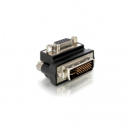 DeLOCK VGA Adapter DVI-I 15-pin FM VGA Black