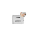 Adler AD 7709 Indoor White 800 W Quartz electric space heater
