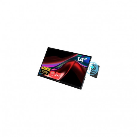 Verbatim Portable Touchscreen Monitor Light 14" Full HD 1080p & Wireless Power Supply
