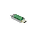 DeLOCK HDMI-A male to Terminal Block with Metal housing