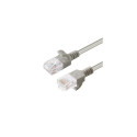 Microconnect V-UTP6A075-SLIM networking cable Grey 7.5 m Cat6a U/UTP (UTP)