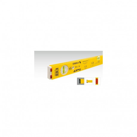 Stabila Wasserwaage Type 80 M Installation level 0.6 m Beige, Yellow