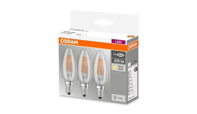 LEDVANCE E14 LED light bulb, warm white