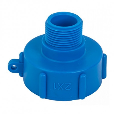 IBC adapter S60x6 sisekeere - 1" väliskeere