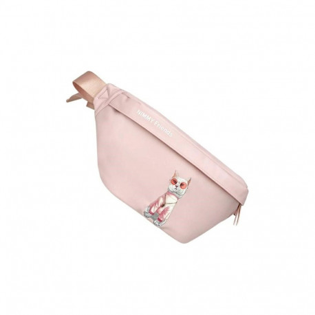Nimmy Crossbody Glasses Cool Cat Shoulder Bag - Pink