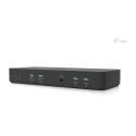 "I-TEC USB-C Intelligent Triple Display Docking Station 1xHDMI 2xDP 1xGLAN 2xUSB-C Gen2"