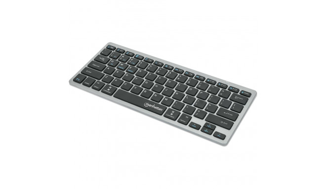 "MANHATTAN Slim Funktastatur anthrazit Bluetooth 3.0/2.4GHz"