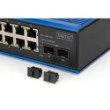 "Digitus 8+2P Industrial Gigabit Ethernet PoE Switch"