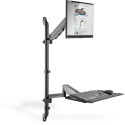 "Digitus DA-90372 Flexibler Steh-/ Sitz-Arbeitsplatz zur Wandmontage"