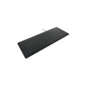 "CHERRY STREAM PROTECT KEYBOARD Corded US-Layout schwarz"