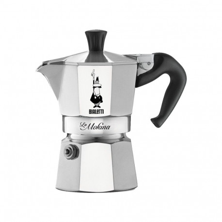 "Bialetti Mokka-Kanne 0,4 l Moka Induktion Edelstahl - Aluminium"