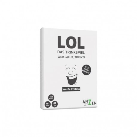 "ANZEN - LOL Das Trinkspiel - Weiße Edition"