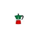 "Bialetti Mokka-Kanne 0.1 l New Venus *Grün/Rot*"
