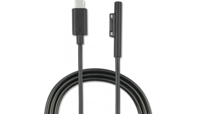 "4smarts Ladekabel Micorosft Surface Connect zu USB Typ-C 5A 1m black"