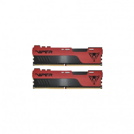 "16 GB Patriot DIMM 2666 (2x 8 GB) Dual-Kit (rot/schwarz, PVE2416G266C6K, Viper Elite II, INTEL XMP)