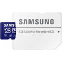 Samsung mälukaart microSDXC 128GB PRO Plus UHS-I U3 + adapter