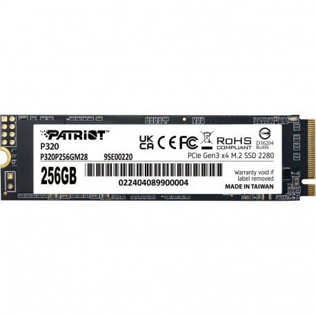 "M.2 Patriot 256GB P320 PCIe 3.0 2200/1200 PE996"