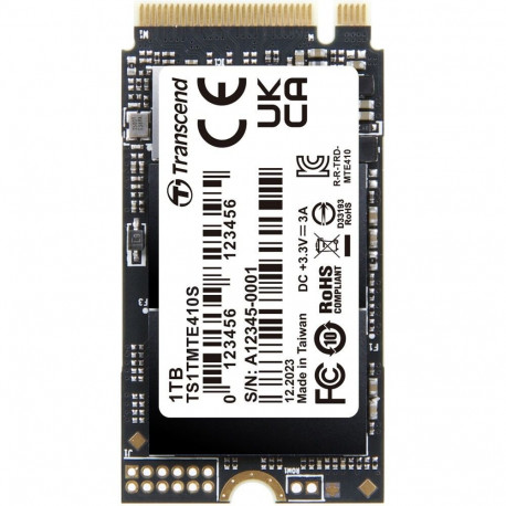 "TRANSCEND 1TB M.2 2242 PCIe Gen4x4 NVMe 3D TLC DRAM-less"