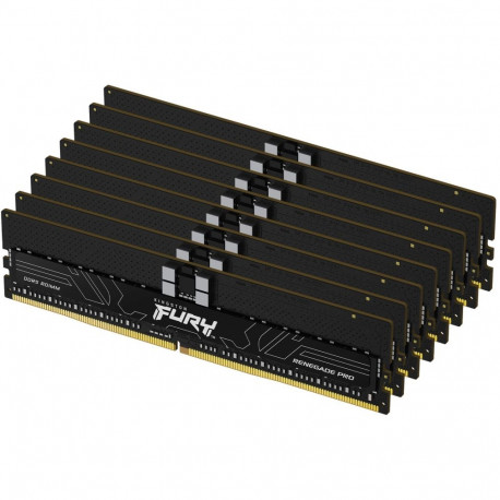 "KINGSTON 128GB 6400MT/s DDR5 ECC Reg CL32 DIMM Kit of 8 FURY Renegade Pro XMP"