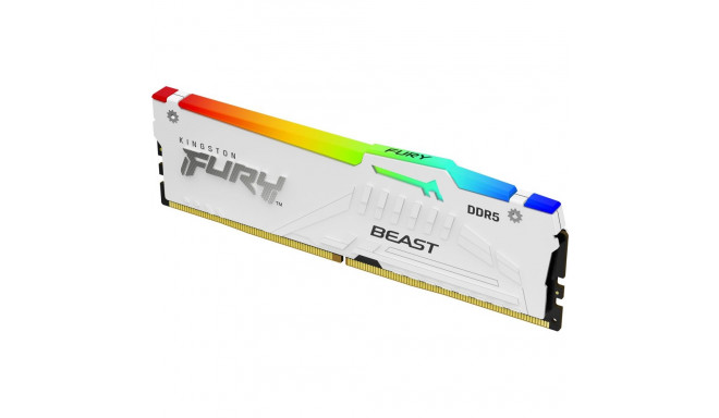 "KINGSTON 32GB 6000MT/s DDR5 CL30 DIMM FURY Beast White RGB EXPO"