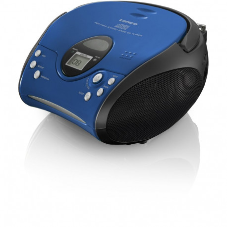 "Lenco SCD-24 blau/schwarz"