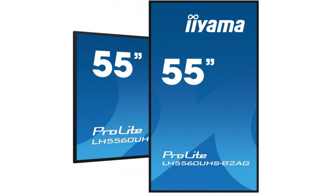 "IIYAMA DS LH5560UHS 139cm VA 24/7 55''/3840x2160/3xHDMI/2xUSB 2.0"