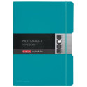 "Herlitz Notizheft my.book flex A4 PP 2x 40Bl. kar/lin türkis"