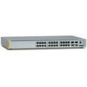 "ALLIED L2+ managed switch 24 x 10/100/1000Mbps POE+ ports 4 x SFP uplink slots"