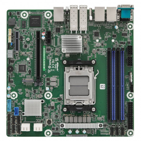 "ASRock Mainboard B650D4U3-2L2Q/BCM micro-ATX Sockel AM5 Single"