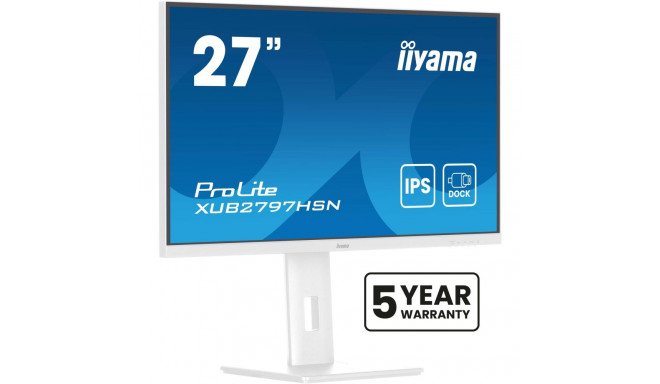 "68,5cm/27"" (1920x1080) Iiyama XUB2797HSN-W2 16:9 IPS LS HDMI DP USB-C 1ms"
