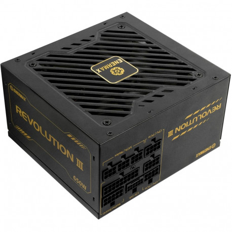 "650W Enermax Power Supply 650W Revolution3 80+ Gold Black FULLMOD"
