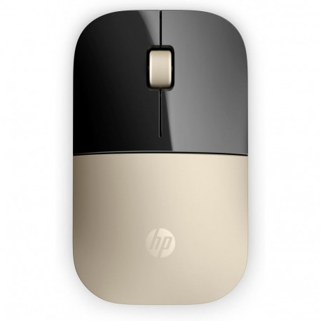 "HP Maus Z3700 Kabellos Gold"