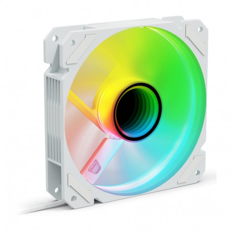 "120mm Sharkoon SHARK Mirror RGB PWM REVERSE White"