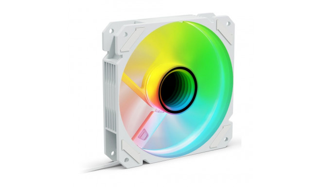 "120mm Sharkoon SHARK Mirror RGB PWM REVERSE White"