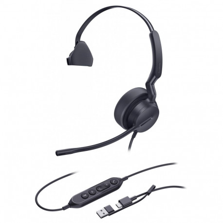 "Yealink Headset UH42 Mono UC USB-C/A"