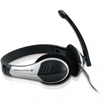 "CONCEPTRONIC Headset USB Mikro,int.Bed.Stereo 2.0m si"
