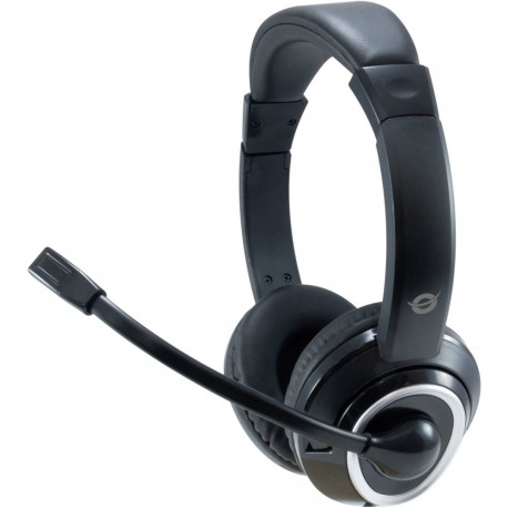 "CONCEPTRONIC Headset USB Mikro,int.Bed.Stereo 2.0m sw"