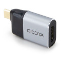 "Dicota USB-C to HDMI Mini Adapter with PD (4k/100W) silver"