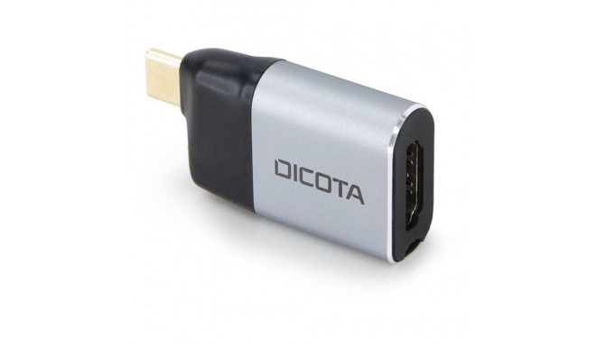 "Dicota USB-C to HDMI Mini Adapter with PD (4k/100W) silver"
