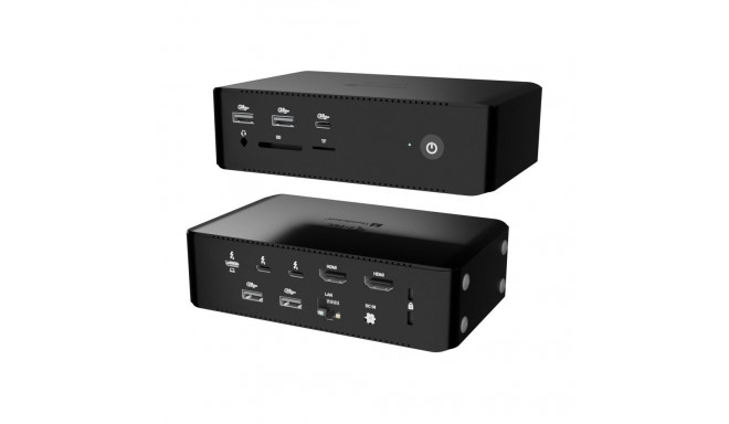 "I-TEC Thunderbolt 5 Quattro Display DS 2xTB5 2xHDMI 1x2.5GLAN 1xAudio/Mic 1xUSB-C Gen2"