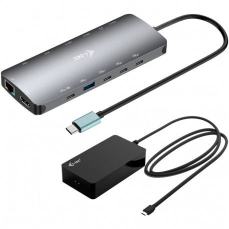 "I-TEC USB-C Metal Nano 3x Display Docking Station 2x HDMI 1x USB-C video LAN Audio"