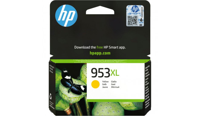 "HP 953XL original Ink cartridge F6U18AE BGX Yellow 1.450 Pages"