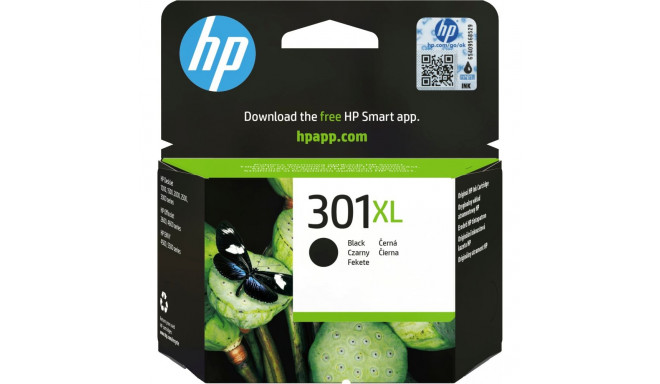 "HP 301XL original Ink cartridge CH563EE UUS black high capacity 480 pages 1-pack"