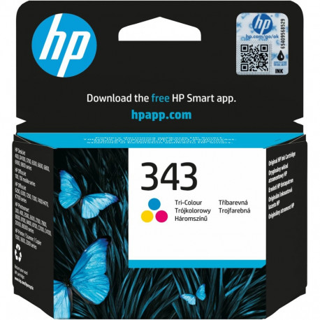 "HP 343 original Ink cartridge C8766EE UUS tri-colour standard capacity 7ml 330 pages 1-pack"