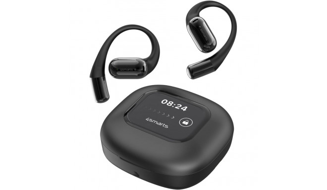 "4smarts Open-Ear Bluetooth Kopfhrer SkyBuds AI Screen,schwarz"