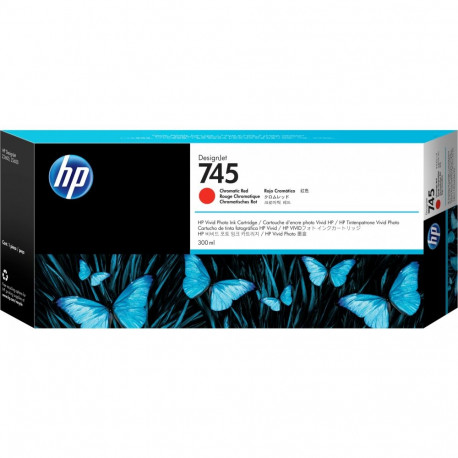 "HP 745 Tintenpatrone Chromatisch Rot 300 ml"