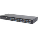 "DIGITUS Konsole 19"" 1HE TFT dt.Layout 16Port Touchpad schwar"