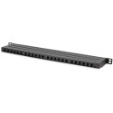 "DIGITUS Patchpanel 0,5HE 24-Port Cat6a geschirmt schwarz"