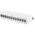 "DIGITUS Patchpanel 1HE 12-Port Modular Desktop grau"