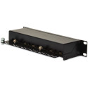 "DIGITUS Patchpanel 1HE 12-Port Cat5e ClassD geschirmt schw."